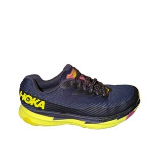 HOKA Torrent 2 Men's Navy & Yellow Running Shoe size 8